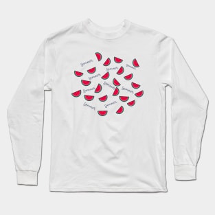 Summer watermelon Long Sleeve T-Shirt